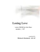 Losing Love piano sheet music cover